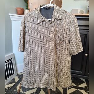 Slates Dockers short sleeve button down LARGE